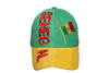 SENEGAL COUNTRY FLAG EMBOSSED HAT CAP