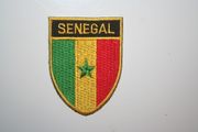 SENEGAL OVAL COUNTRY FLAG IRON ON SHIELD PATCH CREST BADGE . NEW