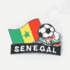 SENEGAL SOCCER BALL FOOTBALL IRON ON EMBROIDERED PATCH CREST BADGE .. NEW