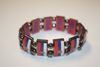 SERBIA COUNTRY FLAG FLEXIBLE METAL REVERSIBLE BRACELET ....FOOTBALL SOCCER ... NEW