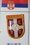 SERBIA FIFA WORLD CUP SOCCER FOOTBALL LOGO PIN .. NEW