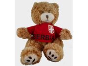 SERBIA FIFA WORLD CUP SOCCER FOOTBALL SOFT PLUSH JERSEY TEDDY BEAR .. NEW