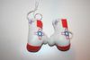 SET OF 2 MALTA COUNTRY FLAG MINI BOXING GLOVE KEYCHAINS .. NEW