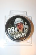 SIDNEY CROSBY NHL HOCKEY PITTSBURGH PENGUINS PICTURE PUCK .. NEW