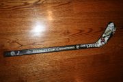 SIDNEY CROSBY PITTSBURGH PENGUINS STANLEY CUP CHAMPIONS NHL HOCEY MINI STICK .. NEW