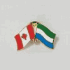 SIERRA LEONE / CANADA COUNTRY FLAG SMALL METAL FRIENDSHIP LAPEL PIN BADGE .. NEW SIERRA LEONE / CANADA COUNTRY FLAG SMALL METAL FRIENDSHIP LAPEL PIN BADGE .. NEW