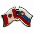SLOVAKIA / CANADA COUNTRY FLAG SMALL METAL FRIENDSHIP LAPEL PIN BADGE .. NEW SLOVAKIA / CANADA COUNTRY FLAG SMALL METAL FRIENDSHIP LAPEL PIN BADGE .. NEW