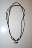 SLOVAKIA COUNTRY FLAG BEADED METAL NECKLACE ..  JEWELRY NEW