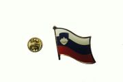 SLOVENIA COUNTRY FLAG SMALL METAL LAPEL BADGE .. NEW