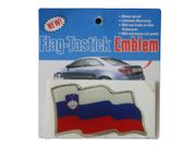 SLOVENIA COUNTRY FLAG WAVY BUMPER DECAL STICKER EMBLEM ...