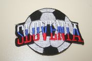 SLOVENIA SOCCER BALL FOOTBALL IRON ON PATCH CREST BADGE .. NEW
