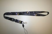 SMART CAR BLACK HIGH QUALITY VEHICLE LANYARD KEYCHAIN PASSHOLDER .. NEW
