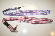 ***SOLD OUT ***2 ADIDAS HIGH QUALITY LANYARDS KEYCHAINS PASSHOLDERS ( 1 WHITE/.PURPLE & 1 WHITE/RED)