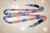 ***SOLD OUT ***2 CROATIA HRVATSKI NOGOMETNI SAVEZ SOCCER FOOTBALL LANYARDS KEYCHAINS PASSHOLDERS ... NEW