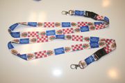***SOLD OUT ***2 CROATIA HRVATSKI NOGOMETNI SAVEZ SOCCER FOOTBALL LANYARDS KEYCHAINS PASSHOLDERS ... NEW