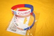 ***SOLD OUT ***2 CUBA COUNTRY FLAG 3 COLOR BRACELETS...NEW