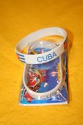***SOLD OUT ***2 CUBA WHITE COUNTRY FLAG BRACELETS...NEW