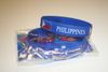 ***SOLD OUT ***2 PHILIPPINES BLUE COUNTRY FLAG SILICONE BRACELETS NEW