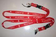 ***SOLD OUT***2 PLAYBOY BUNNY RED LANYARDS KEYCHAINS PASSHOLDERS TICKET HOLDERS ... NEW