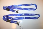 ***SOLD OUT ***2 SCOTLAND BLUE HIGH QUALITY LANYARDS KEYCHAINS PASSHOLDERS ... SCOTTISH .. NEW