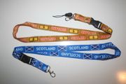 ***SOLD OUT***2 SCOTLAND COUNTRY FLAG  LANYARDS KEYCHAINS PASSHOLDERS ... CHOOSE YOUR COLOR .. NEW