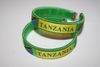 ***SOLD OUT ***2 TANZANIA GREEN COUNTRY FLAG FLEXIBLE METAL NYLON BRACELETS ... NEW