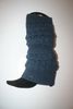 ***SOLD OUT ***BLUISH GREY PAIR OF LADIES LEG WARMERS LEGGINGS BY ANGELINA .. ONE SIZE FITS ALL .. NEW