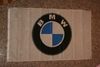 ***SOLD OUT ***BMW CAR LOGO 3 X 5 FEET WHITE FLAG BANNER .. NEW