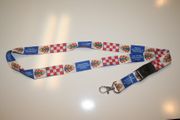 ***SOLD OUT ***CROATIA HRVATSKI NOGOMETNI SAVEZ SOCCER FOOTBALL LANYARD KEYCHAIN PASSHOLDER ... NEW