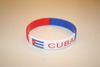 ***SOLD OUT ***CUBA COUNTRY FLAG  WHITE BLUE AND RED 3 COLOR BRACELET ... NEW