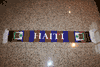 ***SOLD OUT ***HAITI COUNTRY FLAG EXTRA THICH STRIPED SCARF .. SCARVES .. NEW
