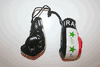 IRAQ COUNTRY FLAG PAIR OF MINIATURE BOXING GLOVES  ... NEW