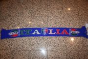 ***SOLD OUT ***ITALIA FIFA WORLD CUP SOCCER FOOTBALL  BLUE SCARF ... ITALY COUNTRY FLAG ... NEW