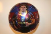 LEO MESSI BARCELONA PICTURE SOCCER BALL FOOTBALL CLUB .. SIZE 5 .. NEW 