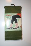 ***SOLD OUT ***OLIVE GREEN LADIES OPAQUE FOOTLESS TIGHTS  100- 175 LBS .. NEW IN PACKAGE