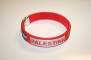 ***SOLD OUT ***PALESTINE RED COUNTRY FLAG FLEXIBLE METAL NYLON BRACELET .. NEW