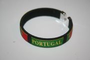 ***SOLD OUT ***PORTUGAL BLACK COUNTRY FLAG FLEXIBLE BRACELET WRISTBAND .. NEW