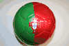 PORTUGAL RED & GREEN SANTA MARIA SOCCER BALL FOOTBALL ... SIZE 5 .. NEW