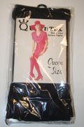 ***SOLD OUT ***QUEEN SIZE NAVY BLUE OPAQUE TIGHTS WITH FOOT IN ... PLUS SIZE UP TO 250 LBS ... NEW IN PACKAGE