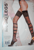 ***SOLD OUT***RED SHEER THIGH HIGH STOCKINGS SPANDEX WITH HORIZONTAL STRIPES WITH BUCKLE DESIGN .. 100-175 LBS ... NEW IN PACKAGE