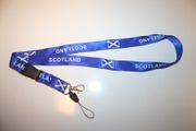 ***SOLD OUT ***SCOTLAND BLUE HIGH QUALITY LANYARD KEYCHAIN PASSHOLDER .. SCOTTISH . .NEW