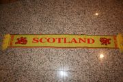***SOLD OUT ***SCOTLAND YELLOW SOCCER FOOTBALL SCARF SCARVES .. NEW