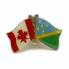 SOLOMAN ISLAND / CANADA COUNTRY FLAG SMALL METAL FRIENDSHIP LAPEL PIN BADGE ..NEW SOLOMAN ISLAND / CANADA COUNTRY FLAG SMALL METAL FRIENDSHIP LAPEL PIN BADGE ..NEW