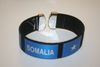 SOMALIA BLACK SUPER THICK COUNTRY FLAG FLEXIBLE BRACELET WRISTBAND .. NEW