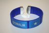 SOMALIA BLUE SUPER THICK COUNTRY FLAG FLEXIBLE BRACELET WRISTBAND .. NEW