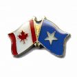SOMALIA / CANADA COUNTRY FLAG SMALL METAL FRIENDSHIP LAPEL PIN BADGE ... NEW