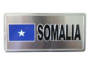SOMALIA COUNTRY FLAG LICENSE PLATE STICKER ... NEW