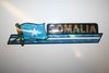 SOMALIA COUNTRY FLAG LONG METALIC CAR AUTOMOBILE BUMPER STICKER DECAL EMBLEM .. NEW