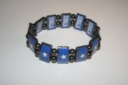 SOMALIA COUNTRY FLAG METAL REVERSIBLE SPORTS BRACELET WRISTBAND . NEW