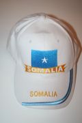 SOMALIA COUNTRY FLAG WHITE EMBROIDERED HAT CAP ... NEW